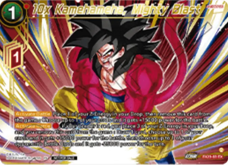 10X Kamehameha, Mighty Blast (Championship 2025 Finals Premium Pack) (Ex28-03) [Tournament Promotion Cards] 1