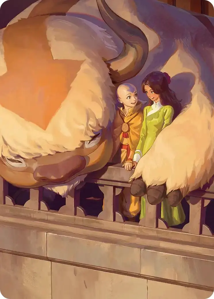 Aang And Katara Art Card [Avatar: The Last Airbender Art Series] 1