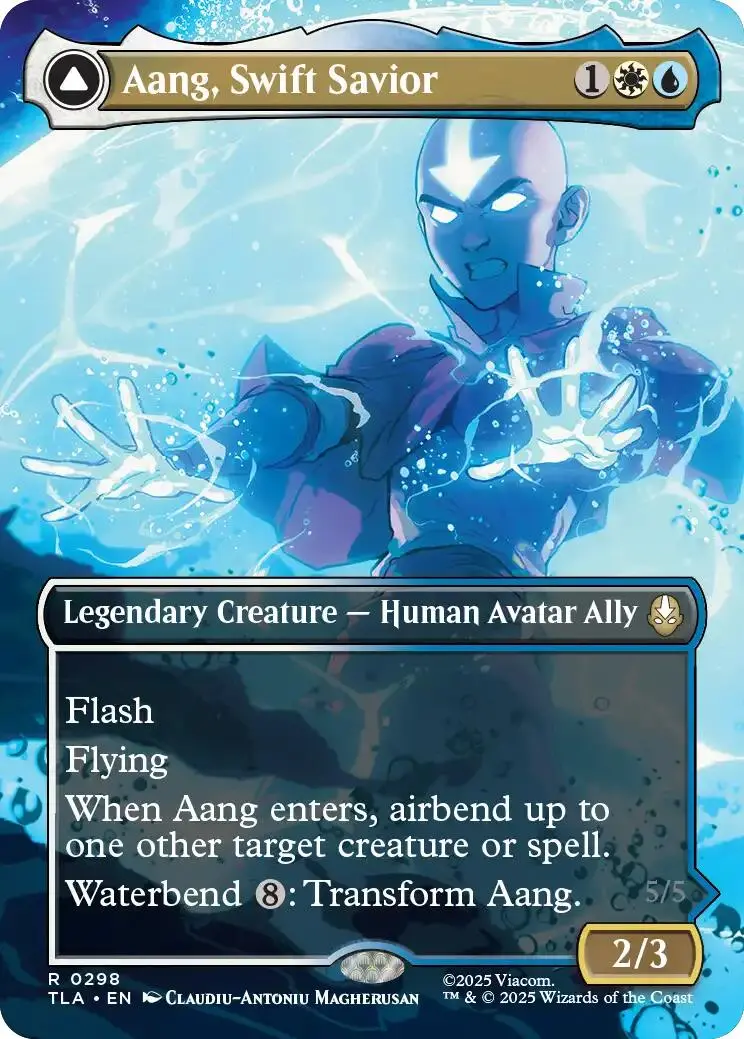Aang, Swift Savior (298) (Borderless) [Avatar: The Last Airbender] 1