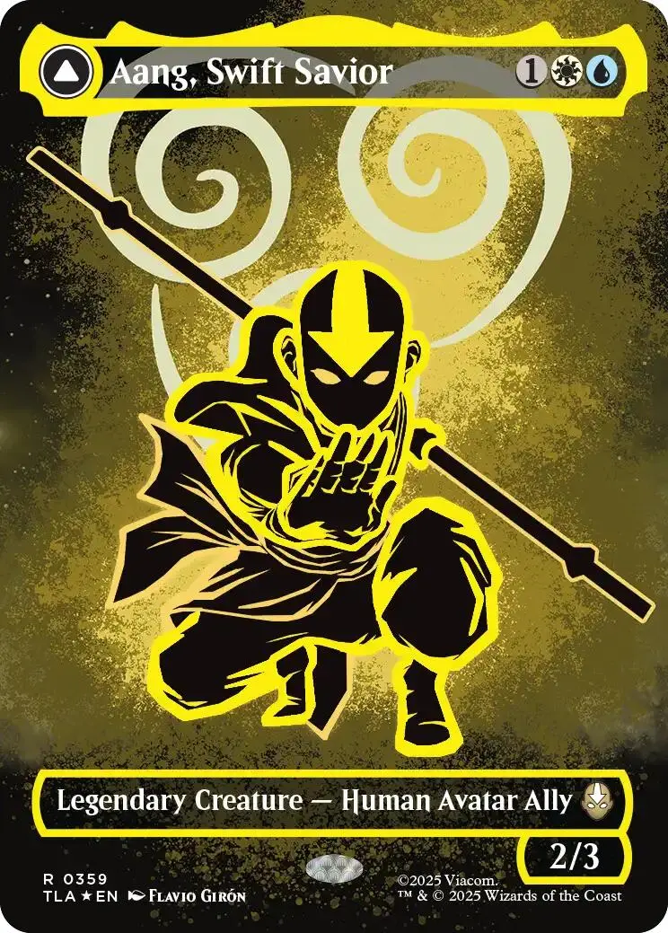 Aang, Swift Savior (359) (Borderless) [Avatar: The Last Airbender] 1