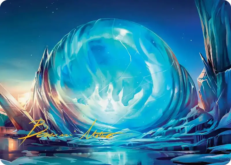 Aang's Iceberg Art Card (Gold-Stamped Signature) [Avatar: The Last Airbender Art Series] 1
