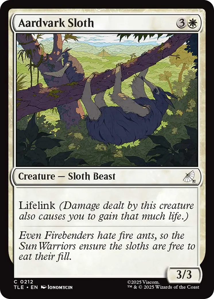 Aardvark Sloth [Avatar: The Last Airbender: Eternal-Legal] 1