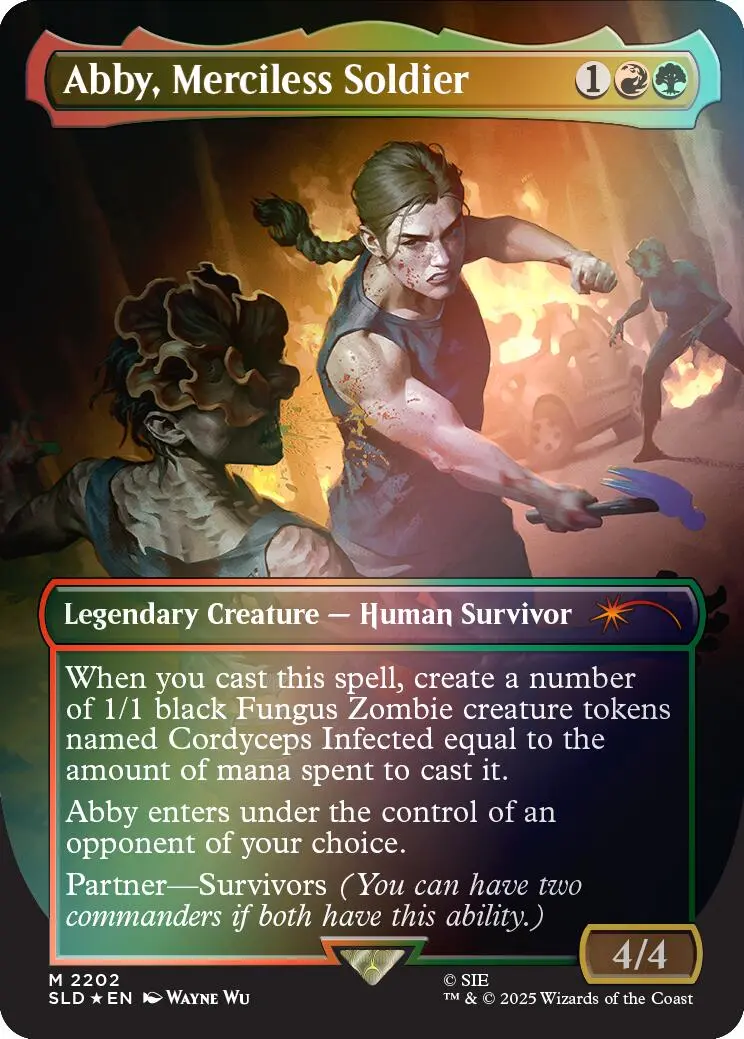 Abby, Merciless Soldier (Rainbow Foil) [Secret Lair Drop Series] 1