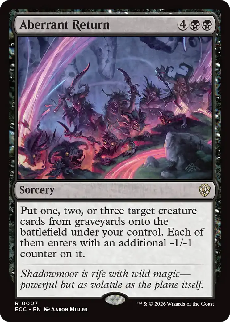 Aberrant Return [Lorwyn Eclipsed Commander] 1