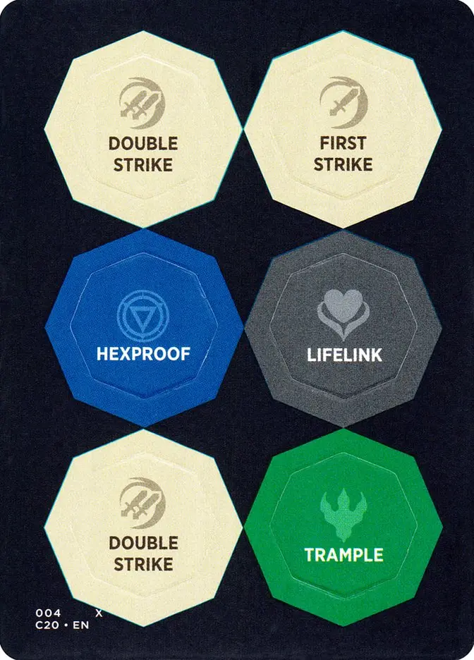 Ability Punchcard [Commander 2020 Tokens] 1