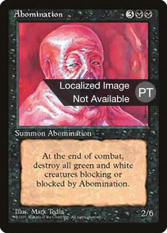 Abomination [Fourth Edition (Foreign Black Border)] 1