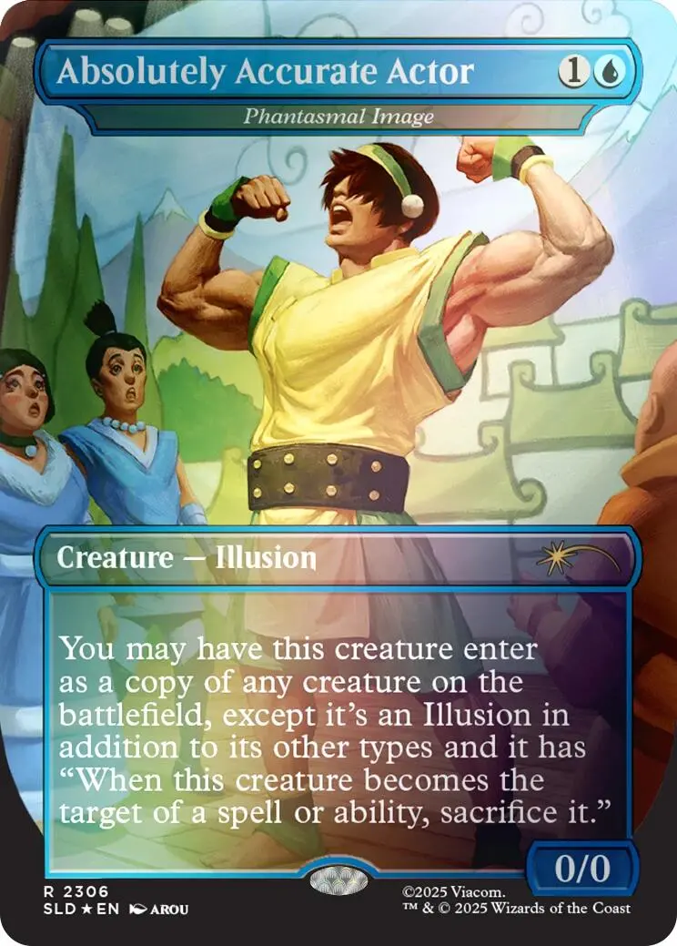 Absolutely Accurate Actor - Phantasmal Image (Rainbow Foil) [Secret Lair Drop Series] 1