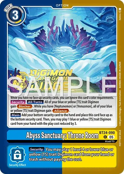 Abyss Sanctuary: Throne Room [Bt24-090] (Judge Pack 9) [Time Stranger] 1