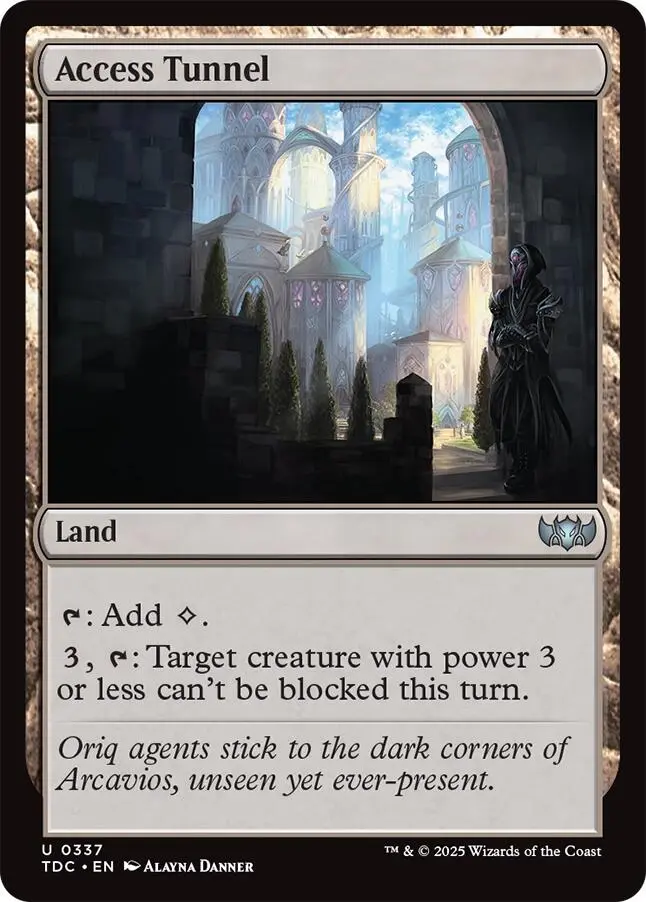 Access Tunnel [Tarkir: Dragonstorm Commander] 1