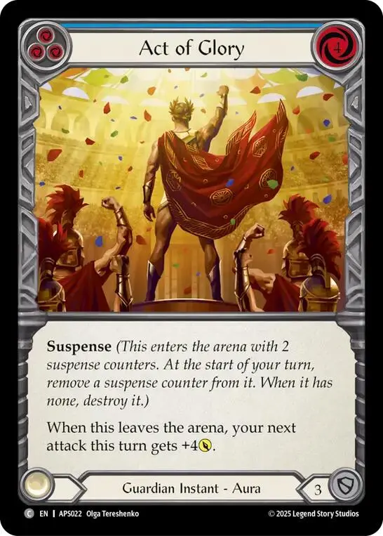Act Of Glory (Blue) [Aps022] (Armory Deck: Pleiades) 1