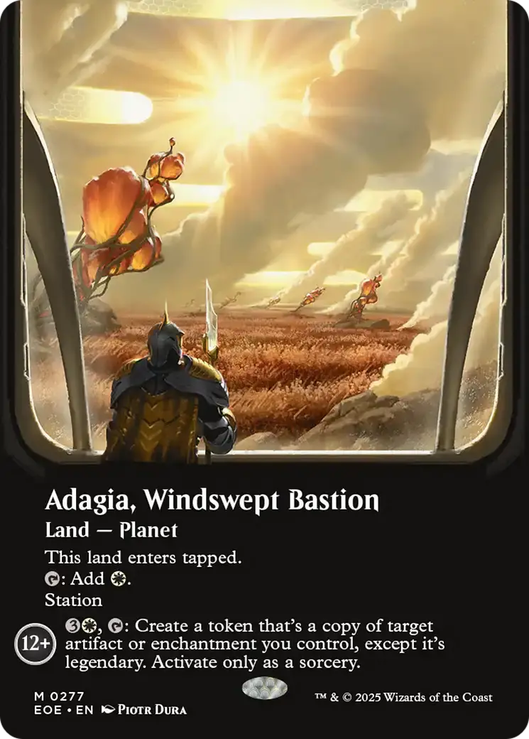 Adagia, Windswept Bastion (Borderless) [Edge Of Eternities] 1