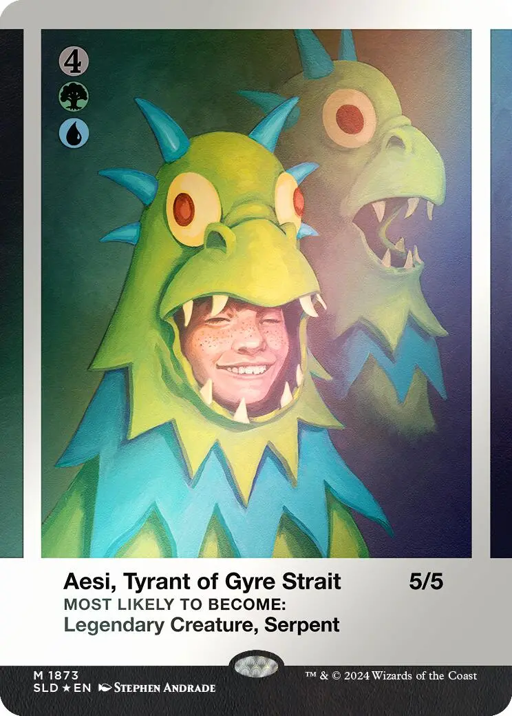 Aesi, Tyrant Of Gyre Strait (Rainbow Foil) [Secret Lair Drop Series] 1