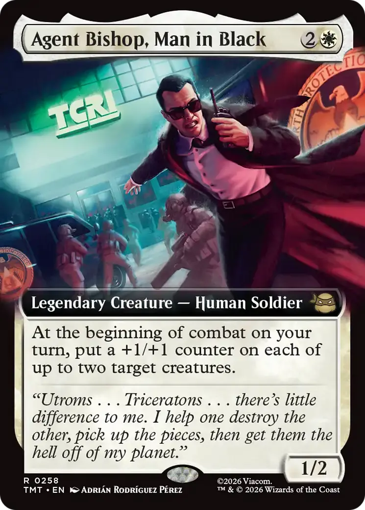 Agent Bishop, Man In Black (Extended Art) [Teenage Mutant Ninja Turtles] 1