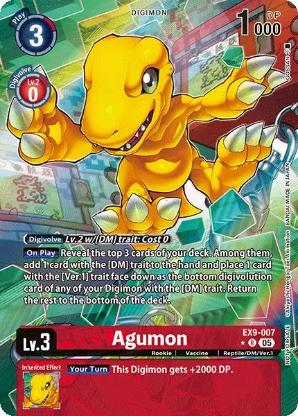 Agumon [Ex9-007] (Digital Monster Day Commemoration Event Winner) [Promotion Cards] 1