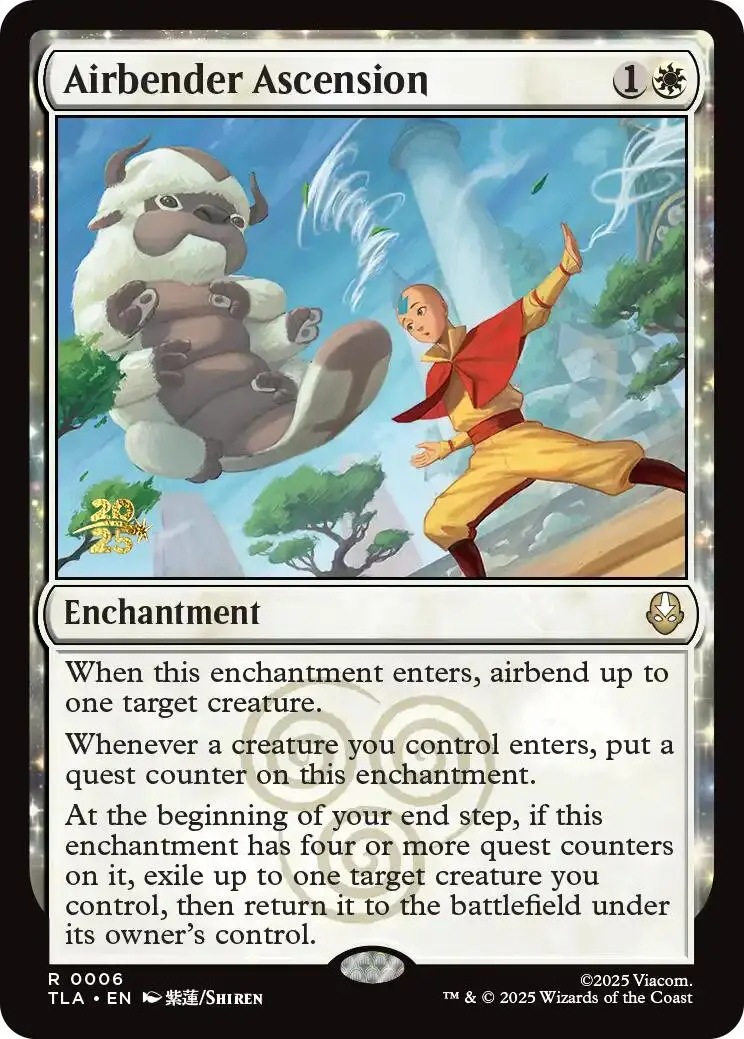 Airbender Ascension [Avatar: The Last Airbender Prerelease Cards] 1