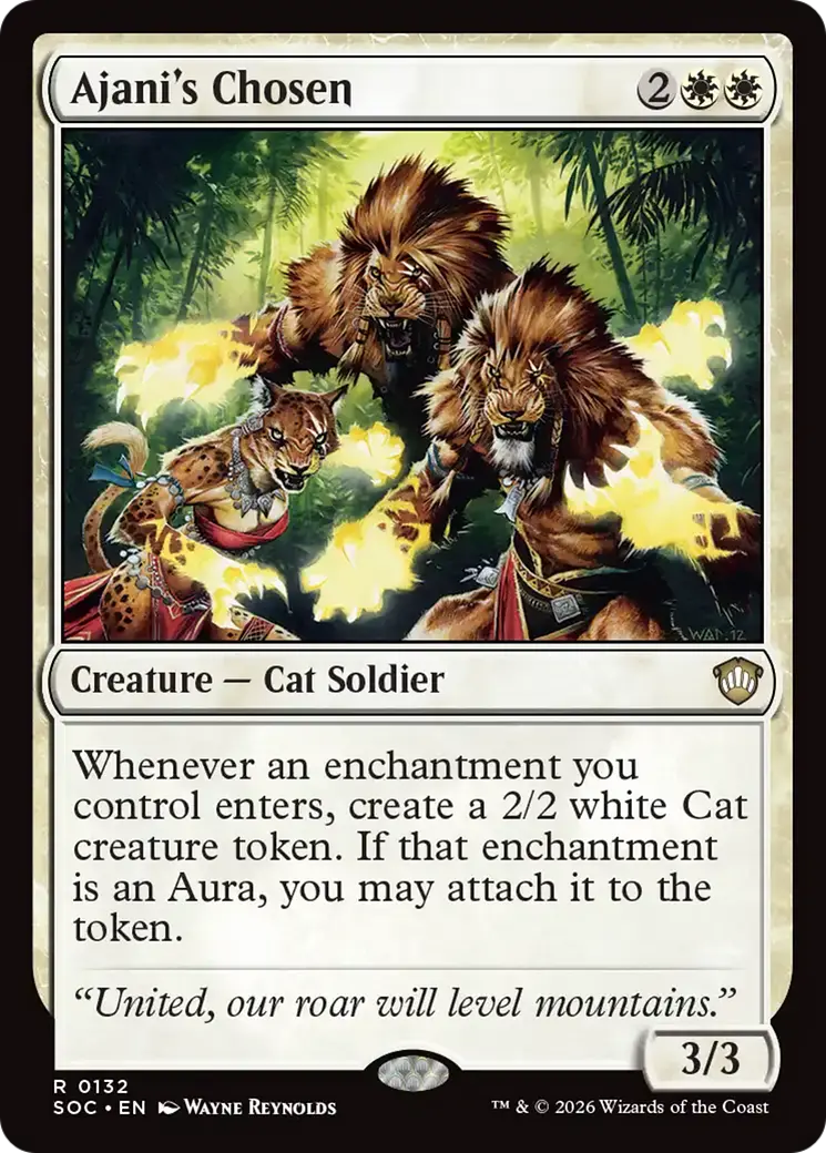 Ajani's Chosen [Secrets Of Strixhaven Commander] 1