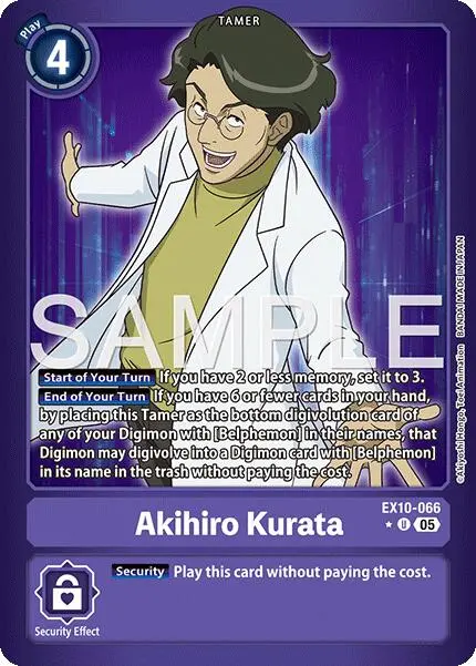 Akihiro Kurata [Ex10-066] (Limited Foil) [Sinister Order] 1