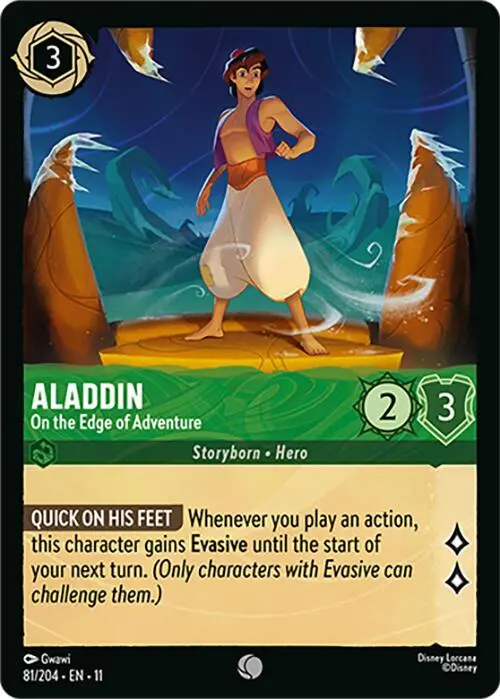 Aladdin - On The Edge Of Adventure (81/204) [Winterspell] 1