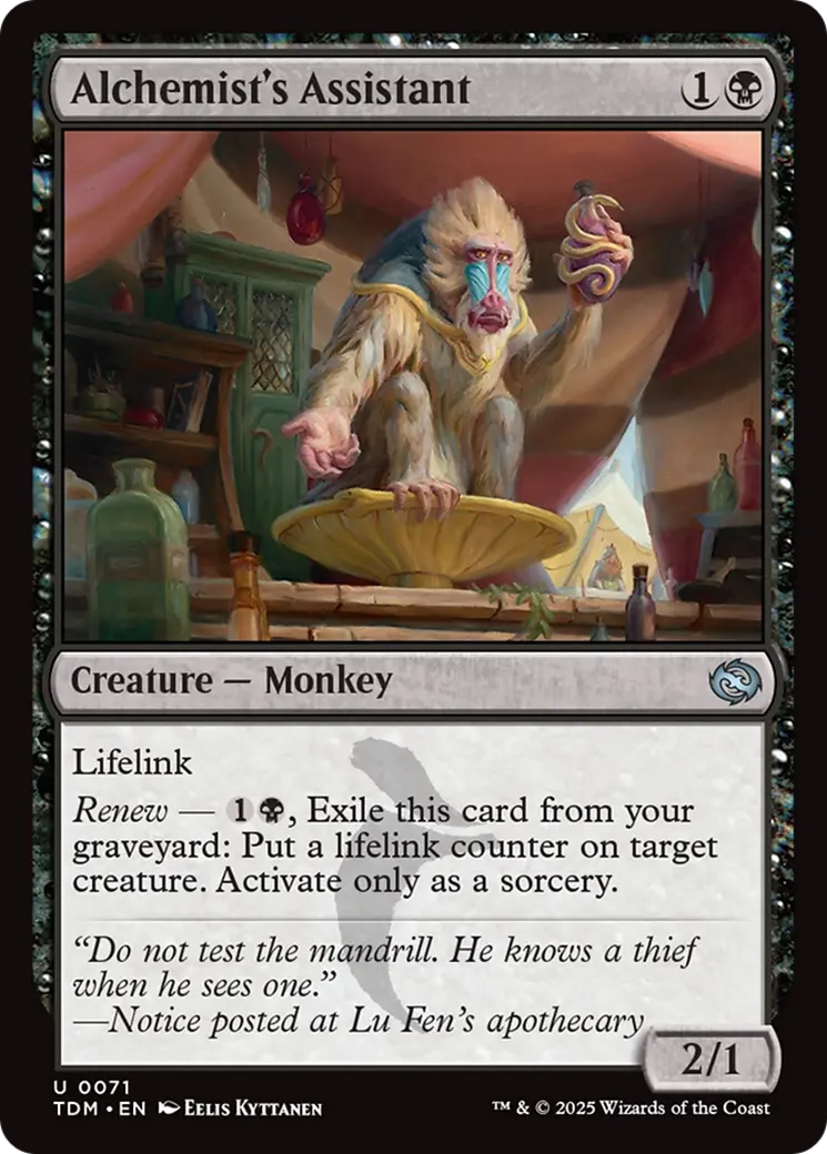 Alchemist's Assistant [Tarkir: Dragonstorm] 1