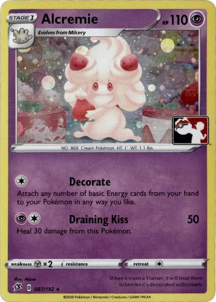 Alcremie (087/192) (Play Pokemon Promo) [League & Championship Cards] 1