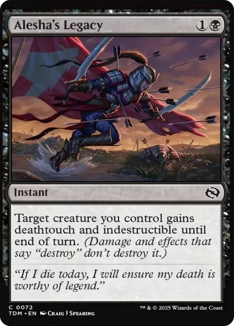 Alesha's Legacy [Tarkir: Dragonstorm] 1