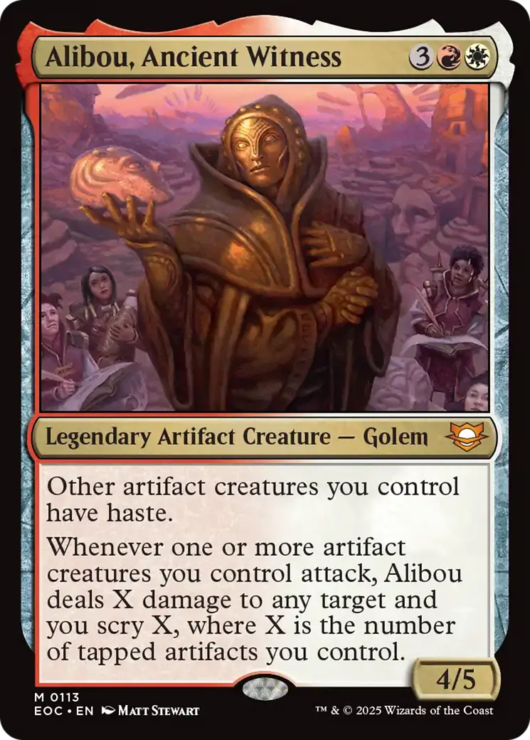 Alibou, Ancient Witness [Edge Of Eternities Commander] 1