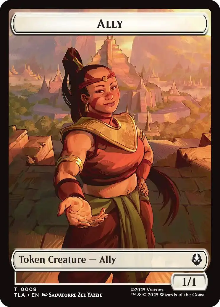 Ally (0008) // Clue (0016) Double-Sided Token [Avatar: The Last Airbender Tokens] 1
