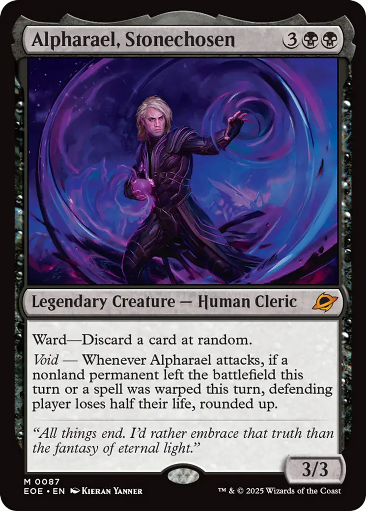 Alpharael, Stonechosen [Edge Of Eternities] 1