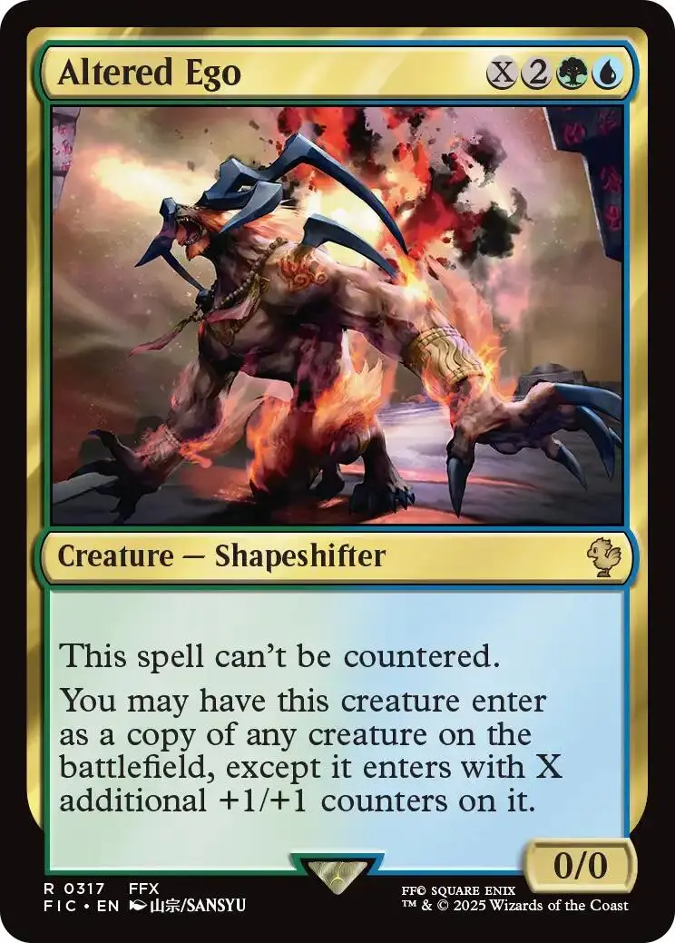 Altered Ego (Surge Foil) [Final Fantasy Commander] 1