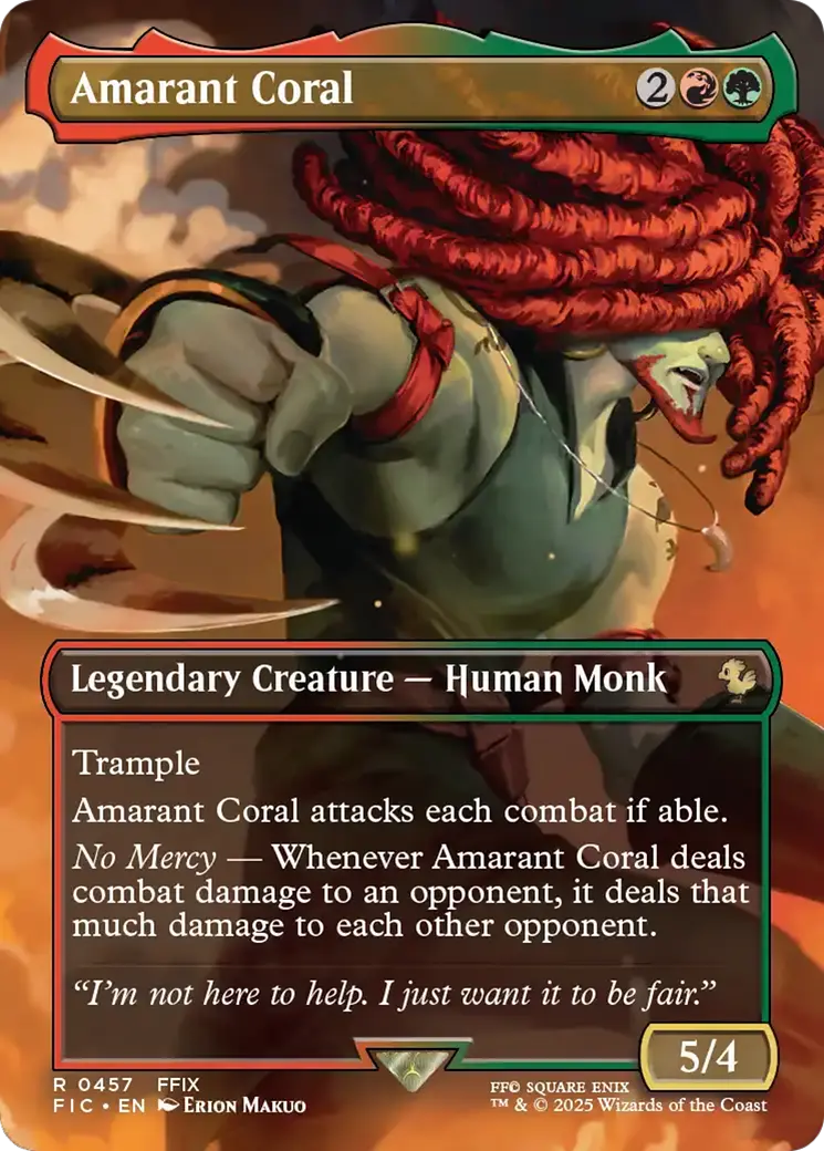Amarant Coral (Borderless) [Final Fantasy Commander] 1