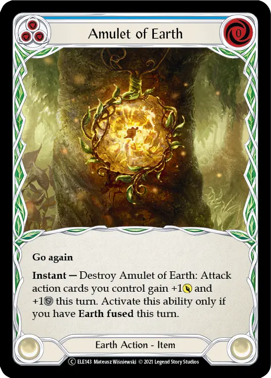 Amulet Of Earth [U-Ele143] Unlimited Rainbow Foil 1
