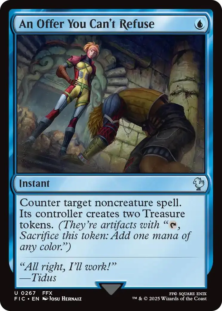 An Offer You Can't Refuse (Surge Foil) [Final Fantasy Commander] 1