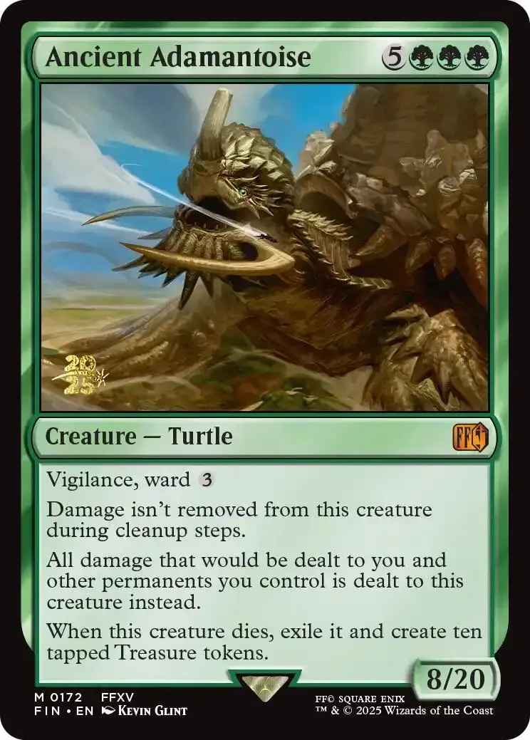 Ancient Adamantoise [Final Fantasy Prerelease Promo] 1