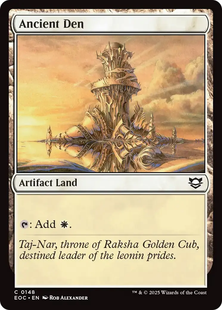 Ancient Den [Edge Of Eternities Commander] 1
