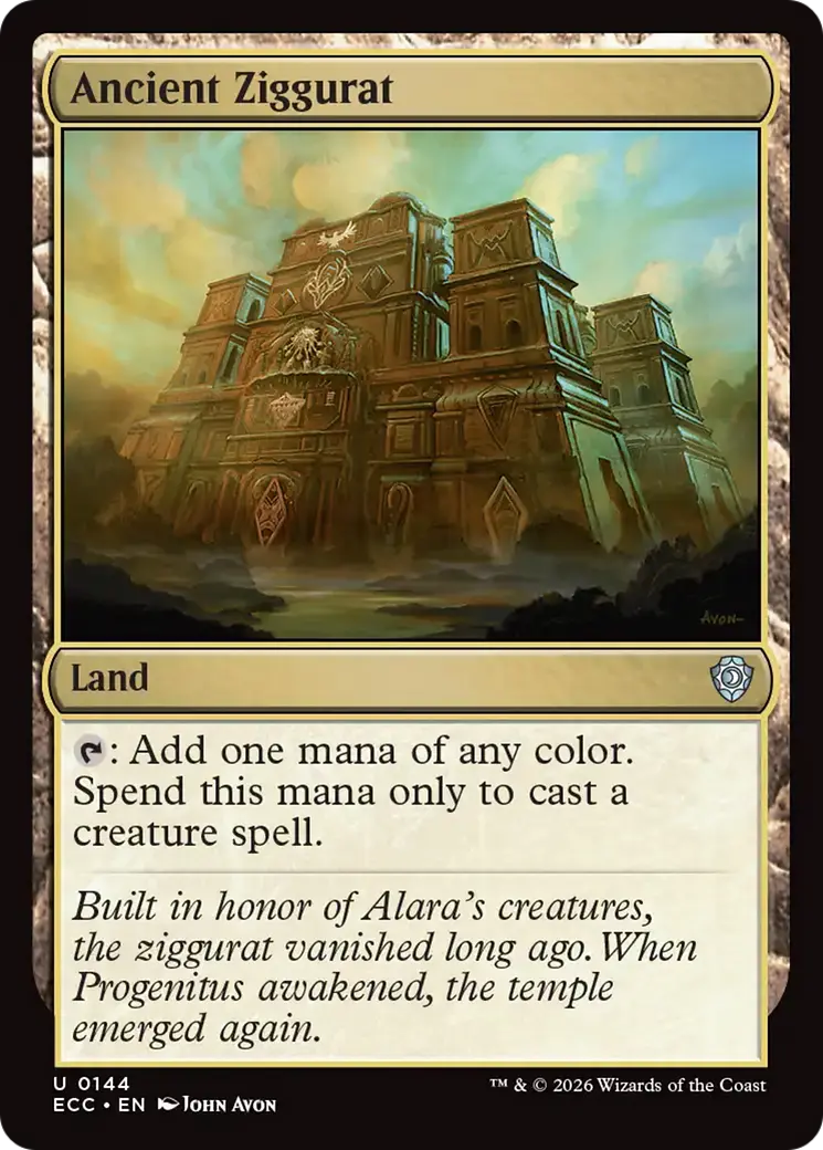 Ancient Ziggurat [Lorwyn Eclipsed Commander] 1