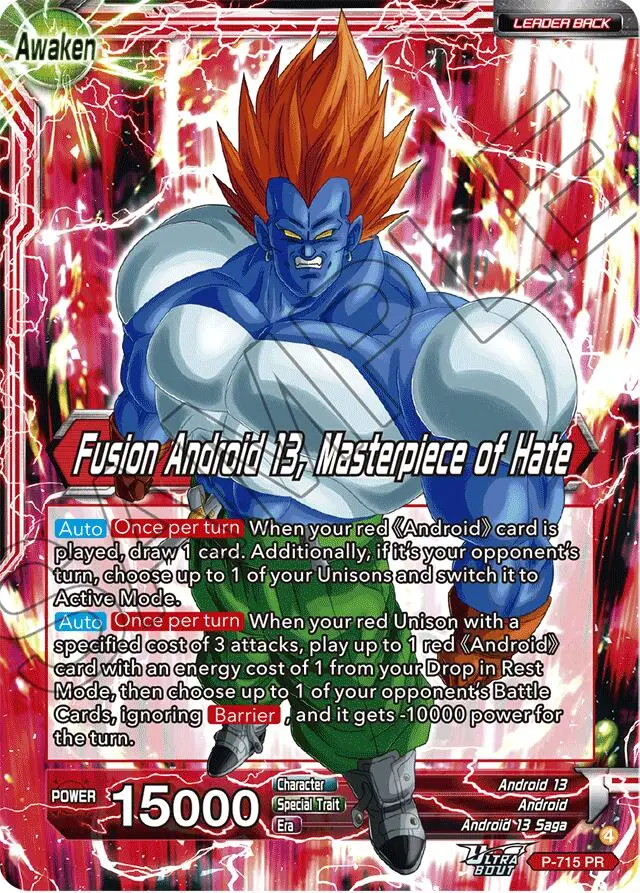 Android 13 // Fusion Android 13, Masterpiece Of Hate (P-715) [Promotion Cards] 1