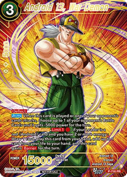Android 13, War Demon (Gold-Stamped) (P-716) [Promotion Cards] 1