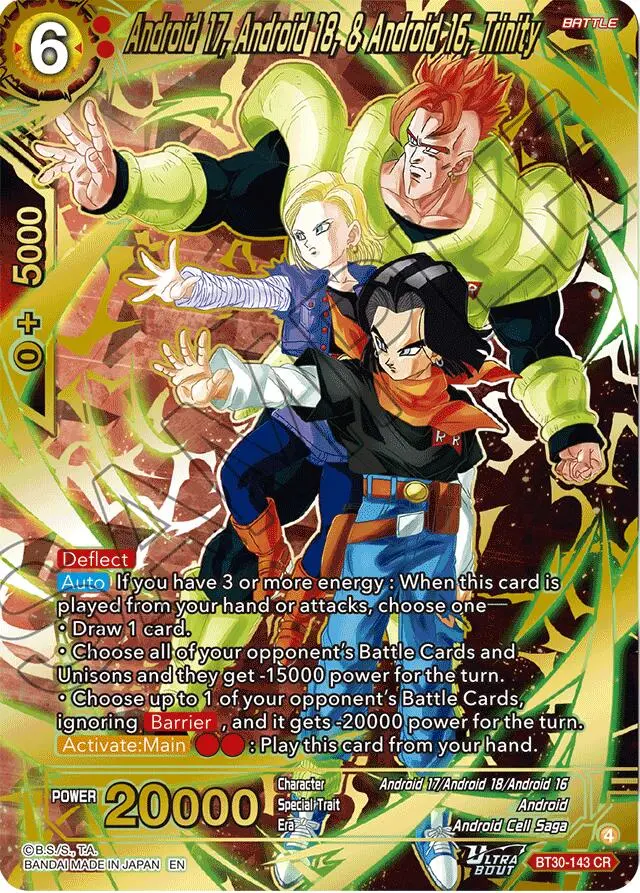 Android 17, Android 18, & Android 16, Trinity (Bt30-143) [Three Glorious Fighters] 1