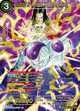 Android 17 & Frieza, Headstrong Rivals (Spr) (Bt30-094) [Three Glorious Fighters] 1