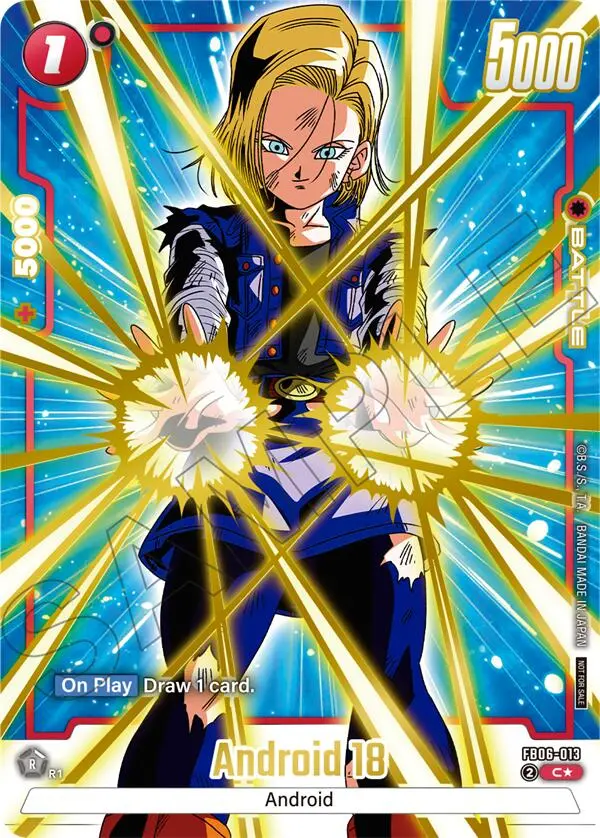 Android 18 (Limited Pack 02) (Alternate Art) [Fusion World Tournament Cards] 1