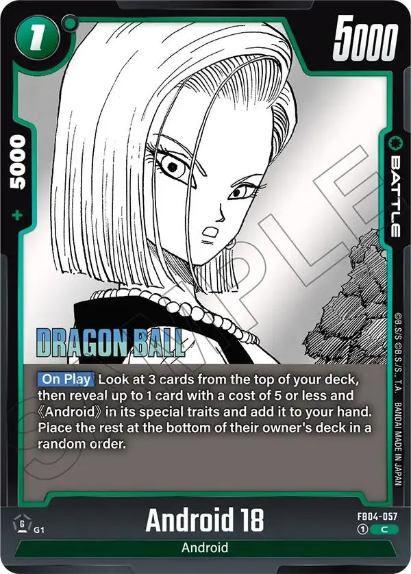 Android 18 [Manga Booster 02] 1