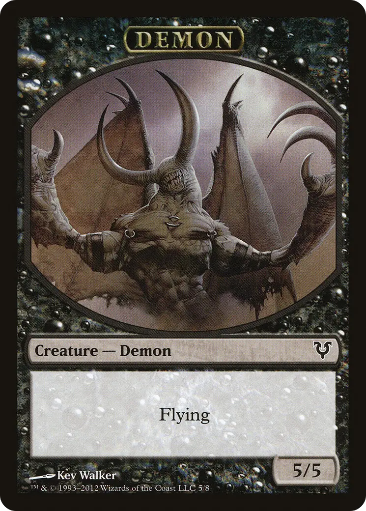 Angel // Demon Double-Sided Token [Avacyn Restored Tokens] 1