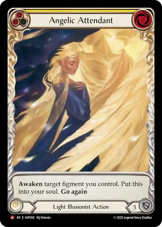 Angelic Attendant (Extended Art Cold Foil) [Sup265] (Super Slam)  Cold Foil 1
