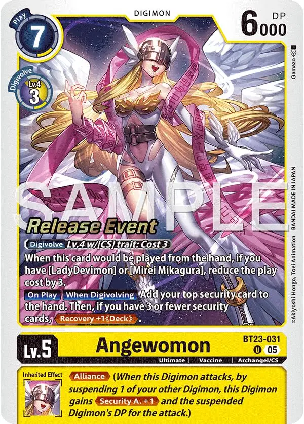 Angewomon [Bt23-031] [Hackers' Slumber Release Event Cards] 1