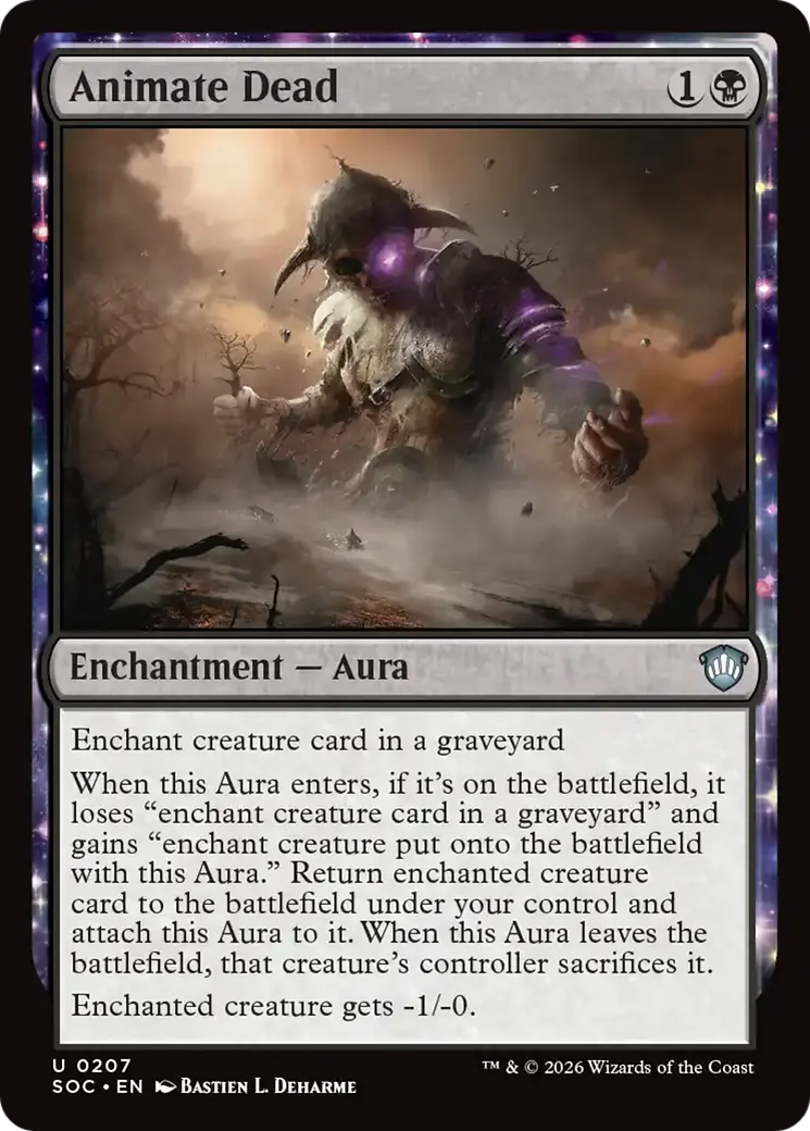 Animate Dead [Secrets Of Strixhaven Commander] 1