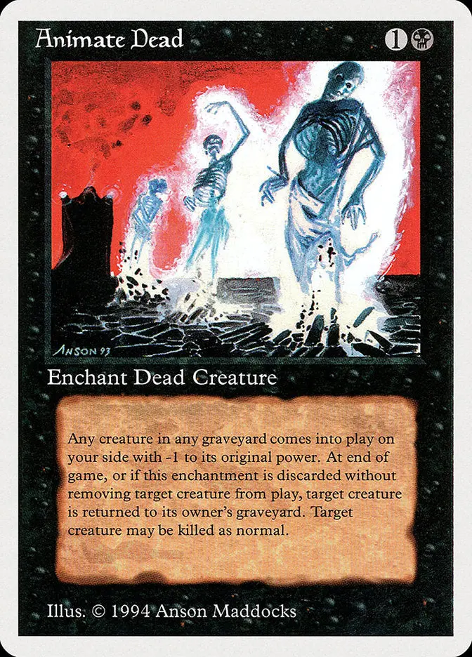 Animate Dead [Summer Magic / Edgar] 1