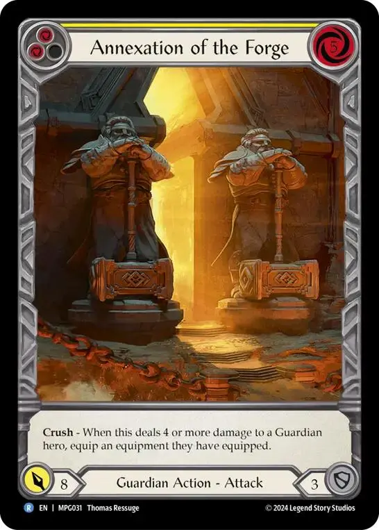 Annexation Of The Forge (Extended Art) [Mpg031] (Mastery Pack Guardian)  Rainbow Foil 1