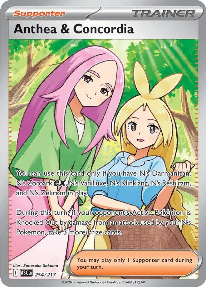 Anthea & Concordia (254/217) [Mega Evolution: Ascended Heroes] 1