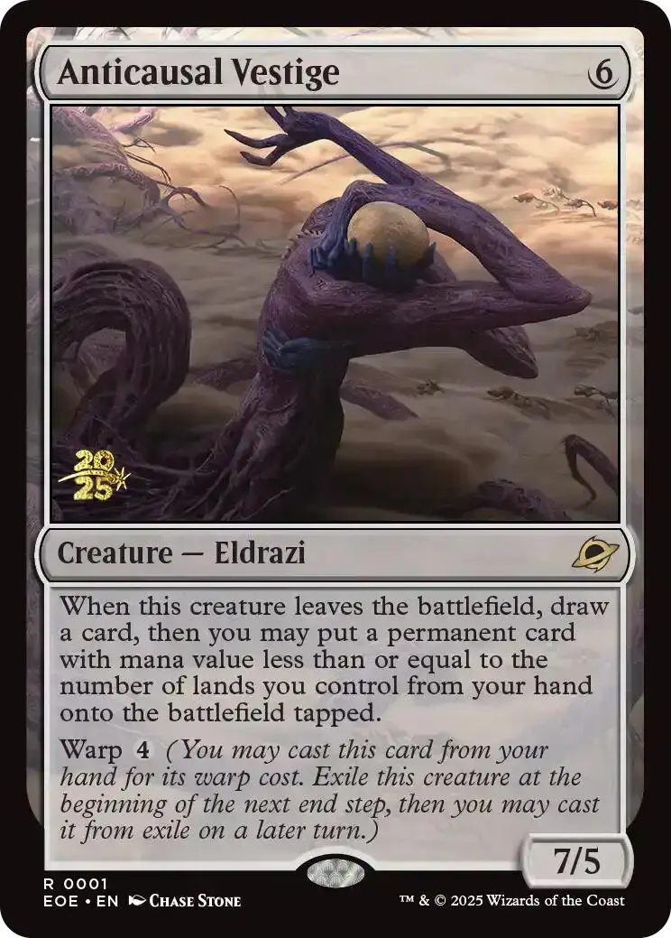 Anticausal Vestige [Edge Of Eternities Prerelease Promos] 1