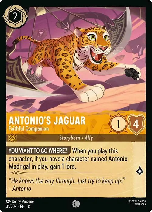 Antonio's Jaguar - Faithful Companion (31/204) [Reign Of Jafar] 1